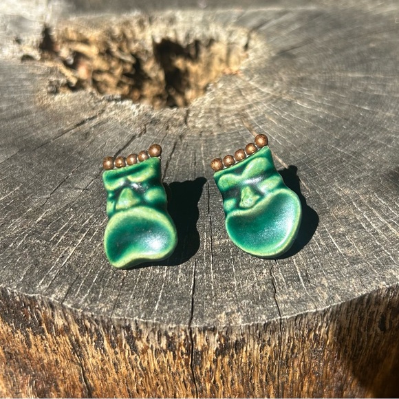 Antique Gothic Earrings - Picture 1 of 5